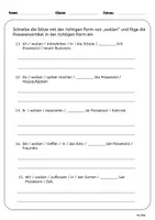 Vorschau - Arbeitsblätter - Deutsch DAZ/DAF Grammatik Possessivartikel - Seite 3