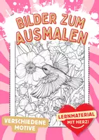 Vorschau - Mal- und Bastelvorlagen - Ausmalbilder Frühlingsmandala Blumenmandalas Malbuch Mandala - Deckblatt