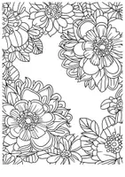 Vorschau - Mal- und Bastelvorlagen - Ausmalbilder Frühlingsmandala Blumenmandalas Malbuch Mandala - Seite 3