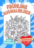 Vorschau - Mal- und Bastelvorlagen - Frühlingsmandala Ausmalbilder Frühlingsmotiv Achtsamkeit Mandala - Deckblatt