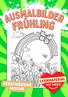 Vorschau - Arbeitsblätter - Frühlingsmandalas Blumenmandalas Blumen Achtsamkeit Mandala - Deckblatt