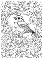 Vorschau - Mal- und Bastelvorlagen - Frühlingsmandalas Ausmalbilder Mandala Malbuch Freistunden - Seite 3