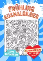 Vorschau - Arbeitsblätter - Frühlingsmandala Ausmalbilder Blumen Mandala Malbuch Freistunden - Deckblatt