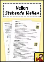 Vorschau - Arbeitsblätter - Stehende Wellen verstehen – mit Simulationen und Aufgaben - Deckblatt