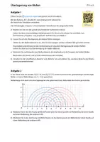 Vorschau - Arbeitsblätter - Wellenüberlagerung interaktiv – mit Simulation - Seite 1