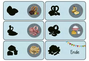 Vorschau - Spiele - Lebensmittel - Schattendominos - Vorschule zur visuellen Wahrnehmung - Seite 3