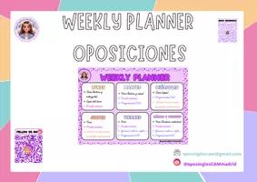 Vista previa - Para docentes: organización, planificación y formación - weekly planner @oposinglescammadrid - Portada