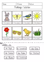 Vorschau - Fördermaterial/Inklusion - Lesen im Frühling 🌷 - Lesespaziergang + Arbeitsblätter - Seite 3