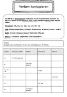 Vorschau - Arbeitsblätter - Die Wortart "Verb": Übungsmaterial - Seite 3