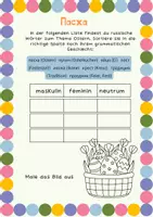 Vorschau - Arbeitsblätter - Russisches Ostern - Deckblatt