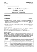 Vorschau - Klassenarbeiten - Klausur: Verhörprotokoll der Sophie Scholl (Schriftquelle) - Deckblatt