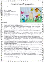 Vorschau - Arbeitsblätter - Hase im Frühlingsgarten Kunstprojekt - Seite 3