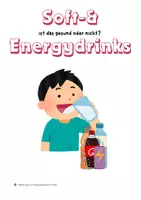 Vorschau - Arbeitsblätter - Soft- & Energydrinks - ist das gesund? - Deckblatt