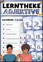 Vorschau - Arbeitsblätter - Materialpaket "Adjektive" DaZ / DaF / Deutsch - Seite 1