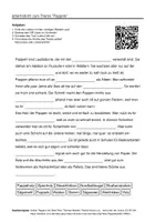 Vorschau - Arbeitsblätter - Arbeitsblätter zum Thema "Pappeln" (Lückentext, Hörverstehen) + Lösung & MP3 - Deckblatt