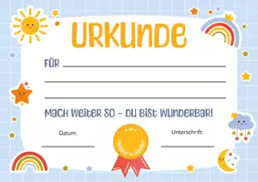 Vorschau - Poster - Urkunde für Kinder. Urkunde für besondere Leistungen. Urkunde zum Zeugnis. Zertifikat für Kinder. - Seite 3