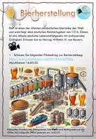 Vorschau - Arbeitsblätter - Rund ums Bier: Herstellung, Arten, Rohstoffe, Berechnungen - Deckblatt