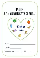 Vorschau - Arbeitsblätter - Mein Ernährungstagebuch AMB - Kopiervorlage - Deckblatt