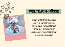 Vorschau - Präsentationen/Tafelbilder - Faszinierende Weltraum-Aufgaben - Seite 1
