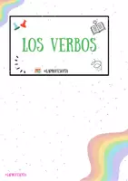 Vista previa - Hojas de trabajo - Flipbook VERBOS - página 1