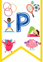 Vista previa - Unidades / Secuencias / Situaciones de Aprendizaje - Banderines PSICOMOTRICIDAD y carteles aula psicomotricidad - Portada