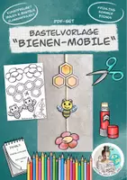 Vorschau - Spiele - Bastelvorlage "Bienen-Mobile" Kunstprojekt - Deckblatt