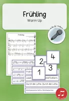 Vorschau - Stundenentwürfe - Frühling - Warm-Up, Kanon mit Audios - Deckblatt