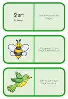 Vorschau - Stationenlernen - Domino Frühling 1 - Deckblatt