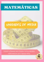 Vista previa - Hojas de trabajo - UNIDADES DE MEDIDA- LLAVERO - TAREAS PARA REPASAR - Portada