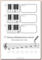 förhandsvisning - Musikens alfabet – arbetshäfte - sida 3