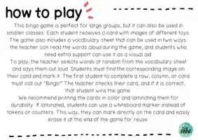anteprima - Materiale di supporto/inclusione - Toys BINGO GAME - Pagina 2