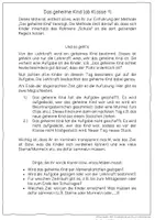 Vorschau - Fördermaterial/Inklusion - Das geheime Kind - Soziales Lernen in der Schule - Seite 1