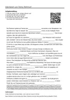Vorschau - Arbeitsblätter - Arbeitsblätter zum Thema "Rothirsch" + Lösung & MP3 + Infografik - Deckblatt