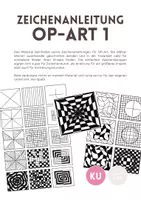 Vorschau - Mal- und Bastelvorlagen - Zeichenanleitungen: OP-Art, Teil 1, Schritt für Schritt - Deckblatt