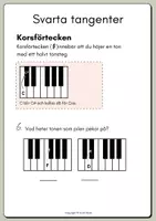 förhandsvisning - Grundkurs i piano – arbetshäfte - sida 3