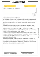Vorschau - Arbeitsblätter - Materialpaket II - Abschreibtexte - Seite 1