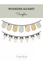 förhandsvisning - Musikens alfabet – Vimplar - försättsblad