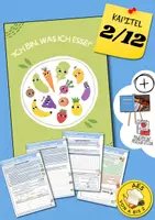 Vorschau - Arbeitsblätter - Sich nachhaltig ernähren – wie geht das? (Erarbeitung des Begriffs „Nachhaltigkeit“, nachhaltige Ernährung, regionales und saisonales Essen, Saisonkalender) - Deckblatt
