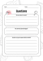 Vorschau - Arbeitsblätter - Questions lecture - TEXTE - Deckblatt