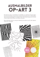 Vorschau - Mal- und Bastelvorlagen - OP-Art, optische Täuschung, Ausmalbilder, Teil 3 - Deckblatt