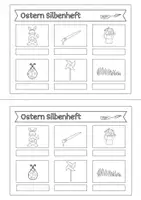 Vorschau - Arbeitsblätter - Osterliches Silbenheft (1. Klasse) - Seite 3