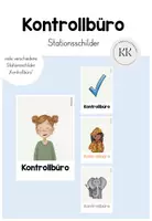 Vorschau - Bildkarten - Kontrollbüro - Stationsschilder - Deckblatt