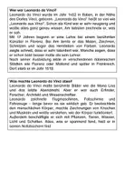 Vorschau - Arbeitsblätter - Text mit Aufgaben zu Leonardo da Vinci und der Mona Lisa - Seite 1