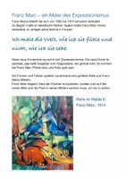 Vorschau - Mal- und Bastelvorlagen - Franz Marc in der Grundschule: Pferd malen und drucken in Farbkontrasten - Seite 2