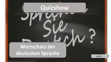 Vorschau - Spiele - Quizshow: Wortschatz und Redewendungen (Deutsch) - Deckblatt