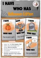 Vorschau - Spiele - I have who has Halloween Edition - Deckblatt