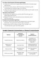 Vorschau - Merkblätter - Moderne Evolutionstheorien: Vergleich, Evolution, Mutation, Selektion - Seite 3