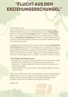 Vorschau - Stundenentwürfe - Erziehungsdschungel: Escape Room (Lewin/Tschöpe-Scheffler) - Seite 1