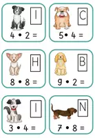 Vorschau - Spiele - Rechenspaziergang Malreihen 2, 4, 8 Hunde Mathe 2. Klasse 3. Klasse Einmaleins ZR 100 - Seite 2