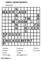 Aperçu - Jeux - Mots mêlés sur la famille – Activité ludique de vocabulaire - Page 2